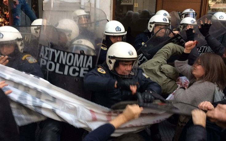 Ένταση για τους πλειστηριασμούς και στη Θεσσαλονίκη (βίντεο)